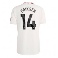 Manchester United Christian Eriksen #14 Tretí futbalový dres 2023-24 Krátky Rukáv